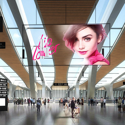 4K Slim Transparent LED Display Panel đa màu High Definition
