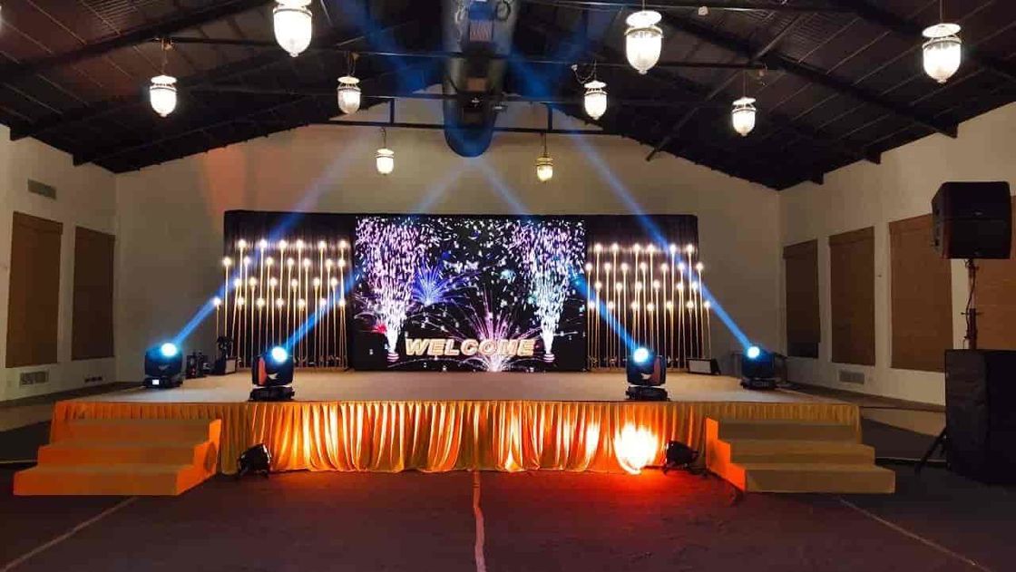 Kiểm soát không thấm nước SMD thuê màn hình LED tường đa năng đầy màu sắc