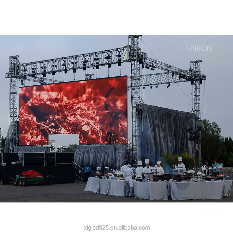 P2.604mm LED Wall On Hire Tỷ lệ làm mới 3840HZ Cho màn trình diễn sân khấu