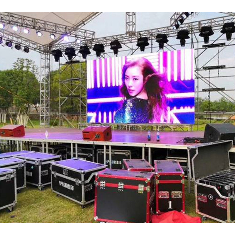 P2.604mm LED Wall On Hire Tỷ lệ làm mới 3840HZ Cho màn trình diễn sân khấu