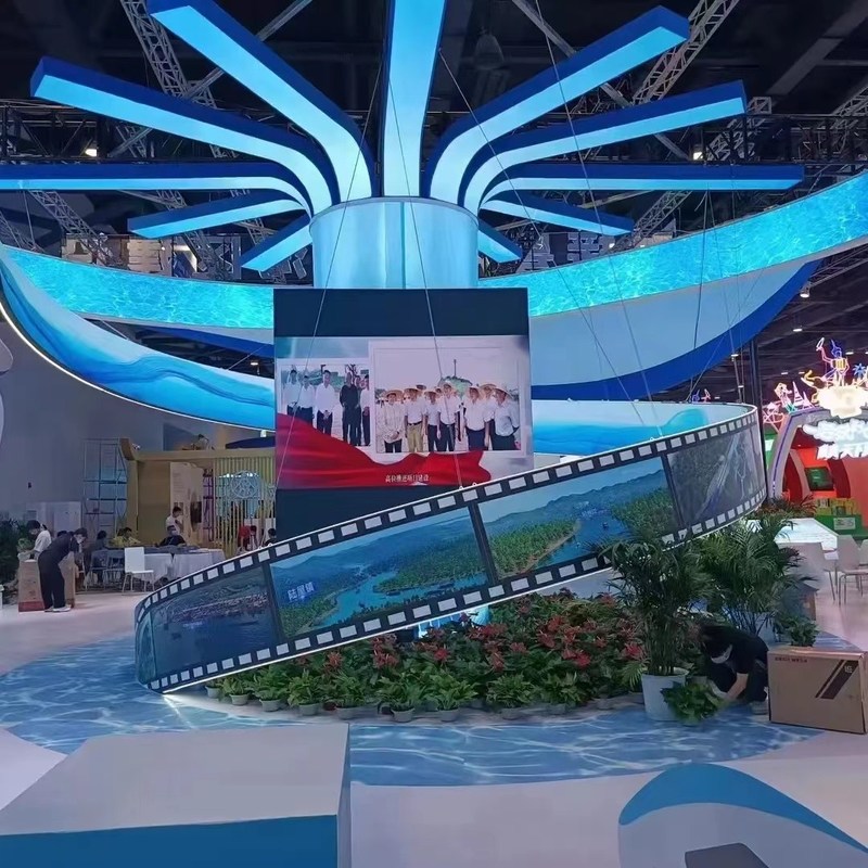 Màn hình màn hình LED Flex Lightweight Bức tường màn hình đa màu 2mm Pixel Pitch