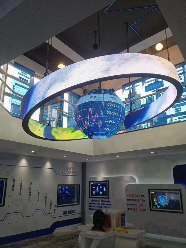 Màn hình hiển thị LED tròn mỏng linh hoạt P1.8 P2 P2.5 P3 Toàn màu