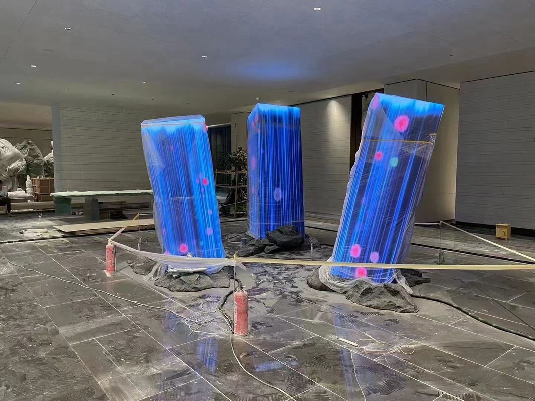 Màn hình video LED góc cong liền mạch, màn hình LED triển lãm mô-đun mềm
