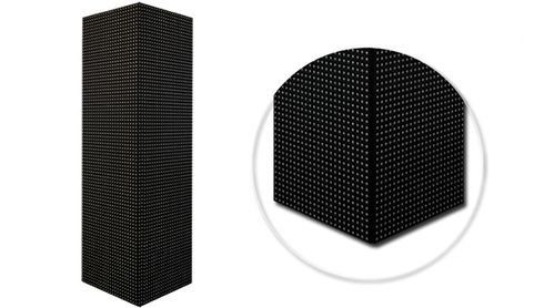 Màn hình video LED góc cong liền mạch, màn hình LED triển lãm mô-đun mềm